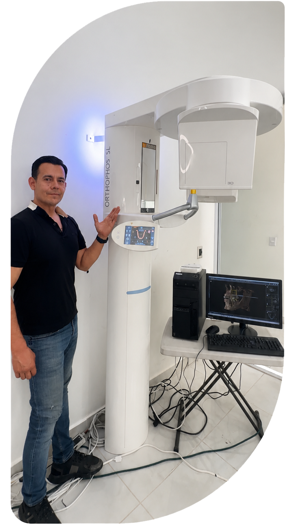 AMK-XRAY — instalación de tomógrafo Orthophos SL